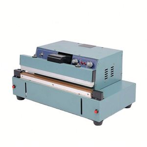 Machine de scellage semi-automatique à pédale thermique pour sacs en plastique, matériaux chimiques et alimentaires, avec coupe-impulsion au pied - Product Image 1