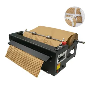 2024 Hot Sales PB500 Speed 10M/Min Custom Packaging Cushion Wrapping Eco-friendly Void Fill Kraft Pad Paper Bubble Machine
