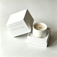 Boîtes à bougies en carton rigide de haute qualité, emballages en papier avec impression personnalisée