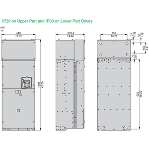 Nuevo convertidor de frecuencia integrado original 3P 250KW 380~460V ATV610C25N4 en stock - Product Image 2