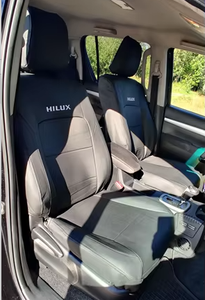 Coprisedili Auto Personalizzabili 1:1 con Ricamo per Tacoma 2010-2022, Impermeabili, Resistenti all'Usura, in Pelle, Set Completo con Airbag - Product Image 5