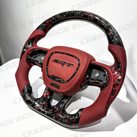 Volant sport en fibre de carbone adapté à la Dodge Charger SRT Durango HELLCAT, vente directe d'usine, personnalisable