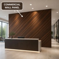 Panneau mural en lattes de bois diagonales pour salon moderne, taille personnalisée, OEM