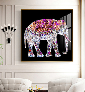 Гостиная Роскошная Картина на холсте, лидер продаж, конский Хрустальный фарфор, квадратная настенная живопись и настенная живопись на холсте - Product Image 2