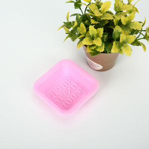 Moldes de silicona para jabón <span class=keywords><strong>3d</strong></span> hechos a mano, forma <span class=keywords><strong>rectangular</strong></span> y cuadrada, con logotipo, para hornear, 100% - Product Image 4