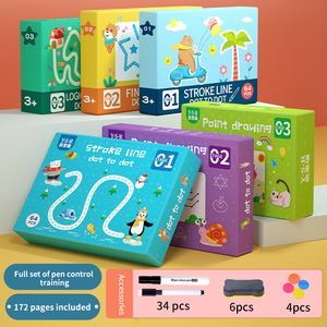 Nuovi Giocattoli Educativi per la Prima Infanzia, Libro per l'Allenamento della Concentrazione e del Controllo della Penna - Product Image 5