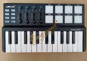 World <span class=keywords><strong>Panda</strong></span> <span class=keywords><strong>Mini</strong></span> 25-Key <span class=keywords><strong>Midi</strong></span> USB Teclado <span class=keywords><strong>Controlador</strong></span> Portátil Digital Music Studio Piano Plástico - Product Image 2
