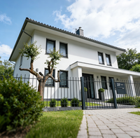 Plans de maisons préfabriquées de conception moderne personnalisées de 120 mètres carrés pour villas, nouvelle sortie