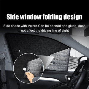 Logo personnalisé <span class=keywords><strong>pare</strong></span>-soleil pour <span class=keywords><strong>pare</strong></span>-<span class=keywords><strong>brise</strong></span> de voiture Anti-uv tesla accessoires pour 7 pièces <span class=keywords><strong>pare</strong></span>-soleil de voiture pour tesla modèle Y - Product Image 2
