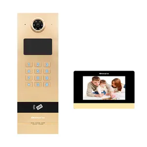 Nhận Diện Khuôn Mặt Đa Căn Hộ Hệ Thống Intercom Đơn Vị Chuông Cửa Xây Dựng Ip Và Camera Cổng Truy Cập Video CHUÔNG CỬA Điện Thoại