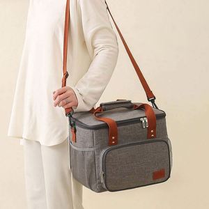 Bolsa Térmica para Almuerzo con Logotipo Personalizado, Impermeable, de Oxford, Aislada, Reutilizable, para Entrega de Comida, Picnic y Refrigeración - Product Image 3