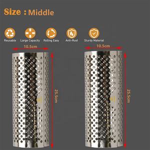 Cesta de Asado Metálica Portátil para Exteriores, Accesorios para Barbacoa, Resistente al Polvo y a la Corrosión, para Asar Carne - Product Image 2