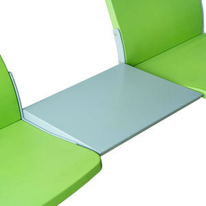 Con reposabrazos Mesa de una pieza Moderna Silla de aeropuerto de 3 plazas para salas de espera de hospitales y áreas públicas - Product Image 6