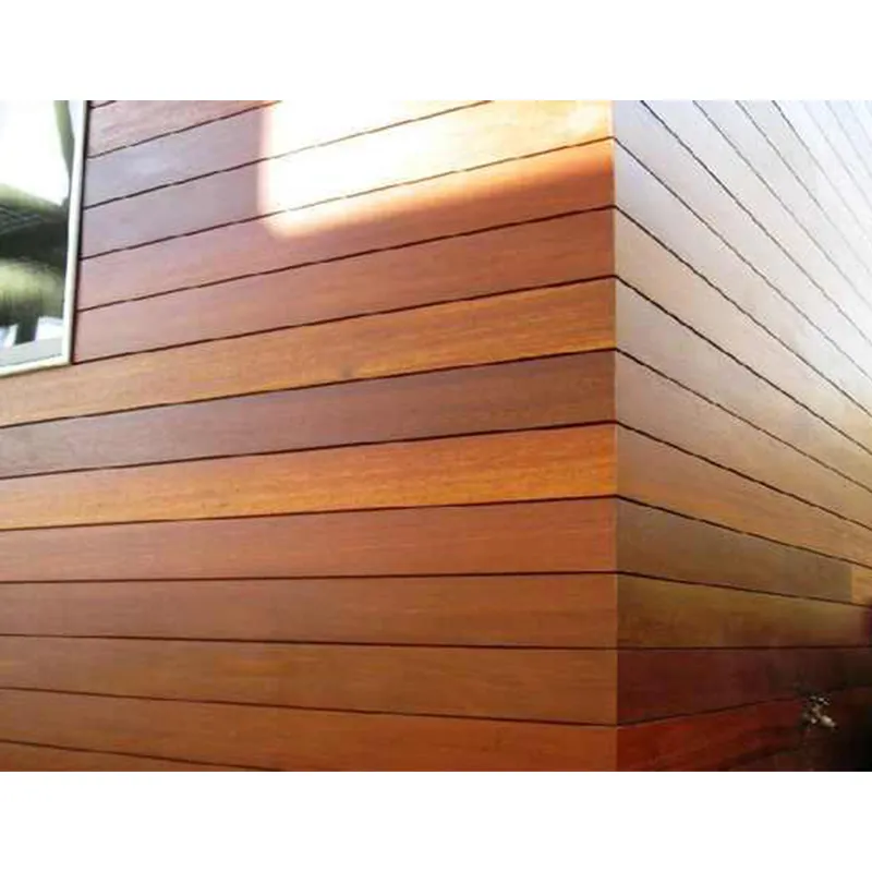 Paneles de revestimiento de madera exterior IPE de madera maciza tropical para exteriores de alta calidad estilo moderno impermeable a buen precio