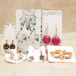 Set di Display anello porta orecchini da imballaggio collana gioielli pacchetto carte appese gioielli di lusso espositori cartoline