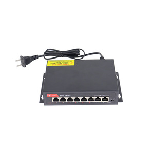 LingShi 8 Port PoE <b>Switch</b> 100Mbps 6+2 Ports Built In 52V Power Supply For <b>Network</b> Monitoring And Wireless Ap - Product Image 4
