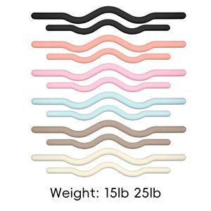 Barre d'haltères de yoga en fonte solide avec revêtement en silicone protecteur pour une prise en main confortable - Product Image 2