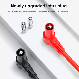 Sonda de Cobre Puro Reemplazable BST-951-JP con Resorte y Cables de Prueba de Silicona Súper Suave para Multímetros Digitales - Product Image 6