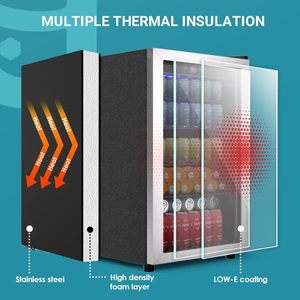 Bán buôn euhomy 145 có thể 4.5 cu. ft <span class=keywords><strong>mini</strong></span> đồ uống tủ lạnh đồ uống mát tủ lạnh với cửa kính cho nhà văn phòng thanh - Product Image 5