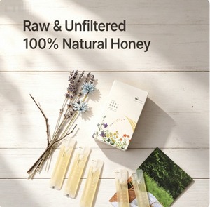 Miel de Acacia Coreana 100% Pura en Barra, Sobres de Miel Cruda Portátiles, Endulzante Individual Premium para Bebidas de Viaje y Comidas Gourmet - Product Image 1