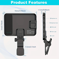180 Rotation réglable bicolore téléphone Selfie anneau lumière Portable Led téléphone portable Selfie lumière de remplissage