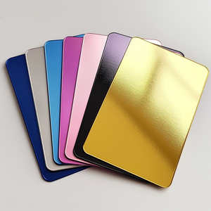 Carte de visite personnalisée en métal de luxe en aluminium et acier inoxydable Carte de visite personnalisée en métal avec impression au laser et <span class=keywords><strong>code</strong></span> QR - Product Image 6