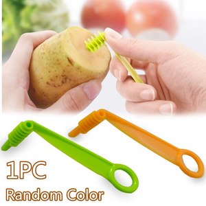 Trancheur de pommes de terre en spirale 3 cordes rotation trancheur de pommes de terre en acier inoxydable plastique bricolage Gadgets de cuisine outils pour légumes - Product Image 2