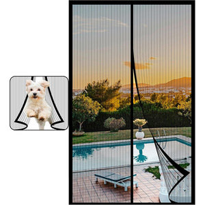 Hiện Đại Bền Nam Châm Màn Hình Cửa Nhà Máy Bán Buôn Giá Lưới Từ Rèm Cho Côn Trùng Muỗi Lưới Thiết Kế Phong Cách Hiện Đại - Product Image 6