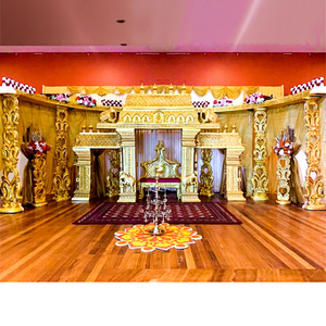 เวที manavarai สีทองสุดพิเศษสำหรับเวที tamilian manavarai เวทีสำหรับงานแต่งงาน malayalam เวทีครึ่งฟังก์ชั่น - Product Image 1