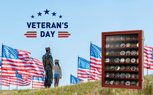 رف عرض خشبي متعدد الأغراض للعملات المعدنية والميداليات ورقائق البوكر وعملات الأنيمي، توريد مباشر من المصنع لعام 2026 - Product Image 6