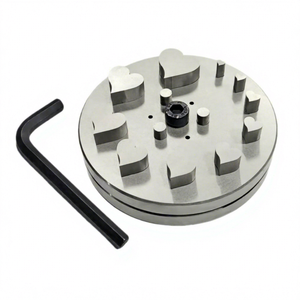 Juego de 10 Cortadores de Disco en Forma de Corazón Entrelazado, Herramienta de Precisión para Joyería, Juego de Punzones de Acero para Herramientas de Orfebrería |   GS589N-01 - Product Image 1