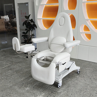 Sillón Ginecológico Eléctrico Moderno Blanco con 3 Motores para Salón de Belleza, Clínica, Hospital, Cama Estética