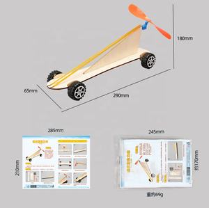 Turbina Eólica de Madera con Banda Elástica, Tecnología para Autos, Pequeña Producción, Invención, Manualidades, Ensamblaje Manual, Material Didáctico para Edades de 5 a 7 Años - Product Image 5