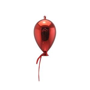 GLOBO ROJO BRILLANTE PARA DECORACIÓN COLGANTE DE 30 CM DE ALTURA - Product Image 1