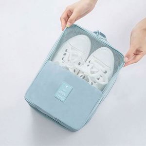 Sac de rangement pour chaussures personnalisé à double couche, durable, avec fermeture éclair, anti-poussière, imperméable, pour les voyages - Product Image 1