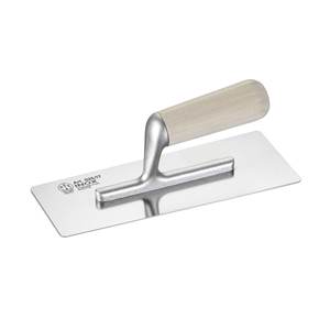 Pavan 20x8 cm DIY Grade SMOOTH Truelle en acier inoxydable '825/I' avec manche en bois et caoutchouc 0.5mm d'épaisseur - Product Image 2