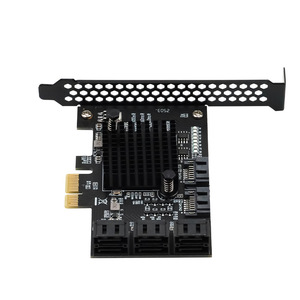 <span class=keywords><strong>Carte</strong></span> d'extension <span class=keywords><strong>de</strong></span> disque dur SATA 8 ports PCI-E vers SATA X1 pour ordinateur <span class=keywords><strong>de</strong></span> bureau, adaptateur <span class=keywords><strong>de</strong></span> lecteur SSD intégré, marque OEM, garantie <span class=keywords><strong>de</strong></span> 90 jours - Product Image 1