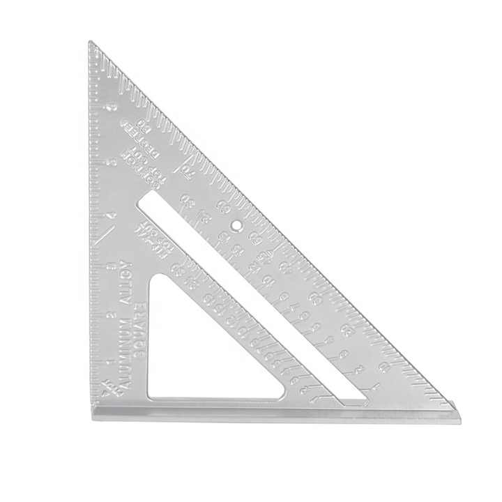 Set of Black Handle Aluminum Ruler Blade with Stainless Steel Angles ...