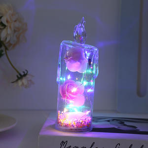 Bougie électronique LED pour la Saint-Valentin Atmosphère créative Bougie lumineuse Veilleuse - Product Image 5