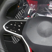 Palette de changement de vitesse en fibre de carbone pour VW Golf 8 MK8 Cc Teramont Tayron Passat Extension de levier de vitesses