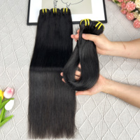 Lots de Cheveux Naturels Vietnamiens de Qualité Supérieure 12A, Tissage Droit Comme un Bâton, Cheveux Humains Vierges Bruts en Gros