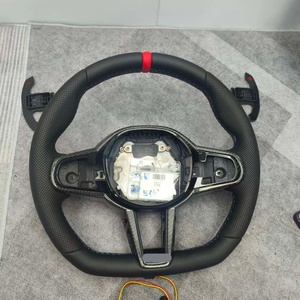 Volante Deportivo de Carreras para BMW Serie G G42 LCI 2025, Volante de Fibra de Carbono Perforado para BMW 330i LCI - Product Image 4
