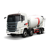 Camion malaxeur à ciment SY412C-8S, 315 ch, grand réservoir d'eau, pour le développement immobilier urbain, en état de marche