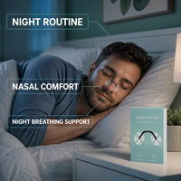 Patch nasal magnétique respiratoire pour améliorer la qualité du sommeil, anti-ronflement, favorise le sommeil et la respiration