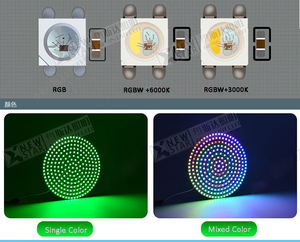 WS2812 Anneau <span class=keywords><strong>LED</strong></span> adressable DC24V 1-241LEDs Noir/Blanc PCB 5050 <span class=keywords><strong>RGB</strong></span> Pixel Light pour DIY Robotics & Smart Decor - Product Image 4