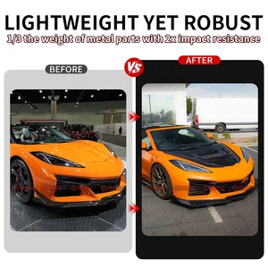 Mới Nhất Thiết Kế Mới Sợi Carbon Nâng Cấp Để Zr1 Zr1.2 Phong Cách Động Cơ Xe Mui Xe Bìa Cho Chevrolet Corvette C8 Z06 Phụ Tùng Ô Tô - Product Image 3