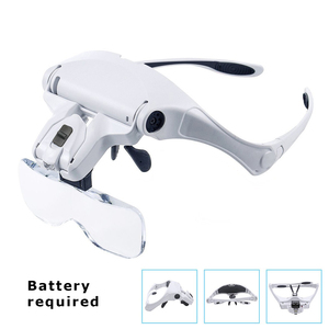 5 عدسة الصمام رئيس المكبر مضيئة جبل النظارات المكبرة - Product Image 4