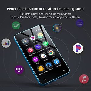 BT không dây máy nghe nhạc MP3 bên ngoài màn hình cảm ứng sinh viên MP4 Máy nghe nhạc 32GB Android lossless âm nhạc USB kỹ thuật số FLAC WAV hỗ trợ APK - Product Image 4