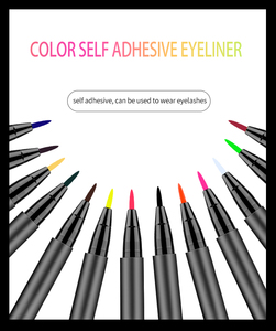 Eyeliner Liquide Magnétique pour Cils, Stylo Eyeliner Liquide à Pointe <span class=keywords><strong>Feutre</strong></span>, Colle Liquide pour Cils Blancs Magiques, Eyeliner Liquide Bleu Coloré - Product Image 3