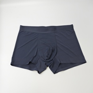 Venta al por mayor de calzoncillos bóxer de punto de cintura media para hombre, de elastano/nailon, transpirables, con estampado deportivo y letras, proveedor OEM de fábrica. - Product Image 6